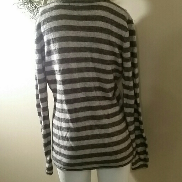 Bitten grey and black beautiful soft sweater - Picture 2 of 2